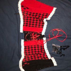 Harley Quinn Jester Corset Costume Tutu DIY